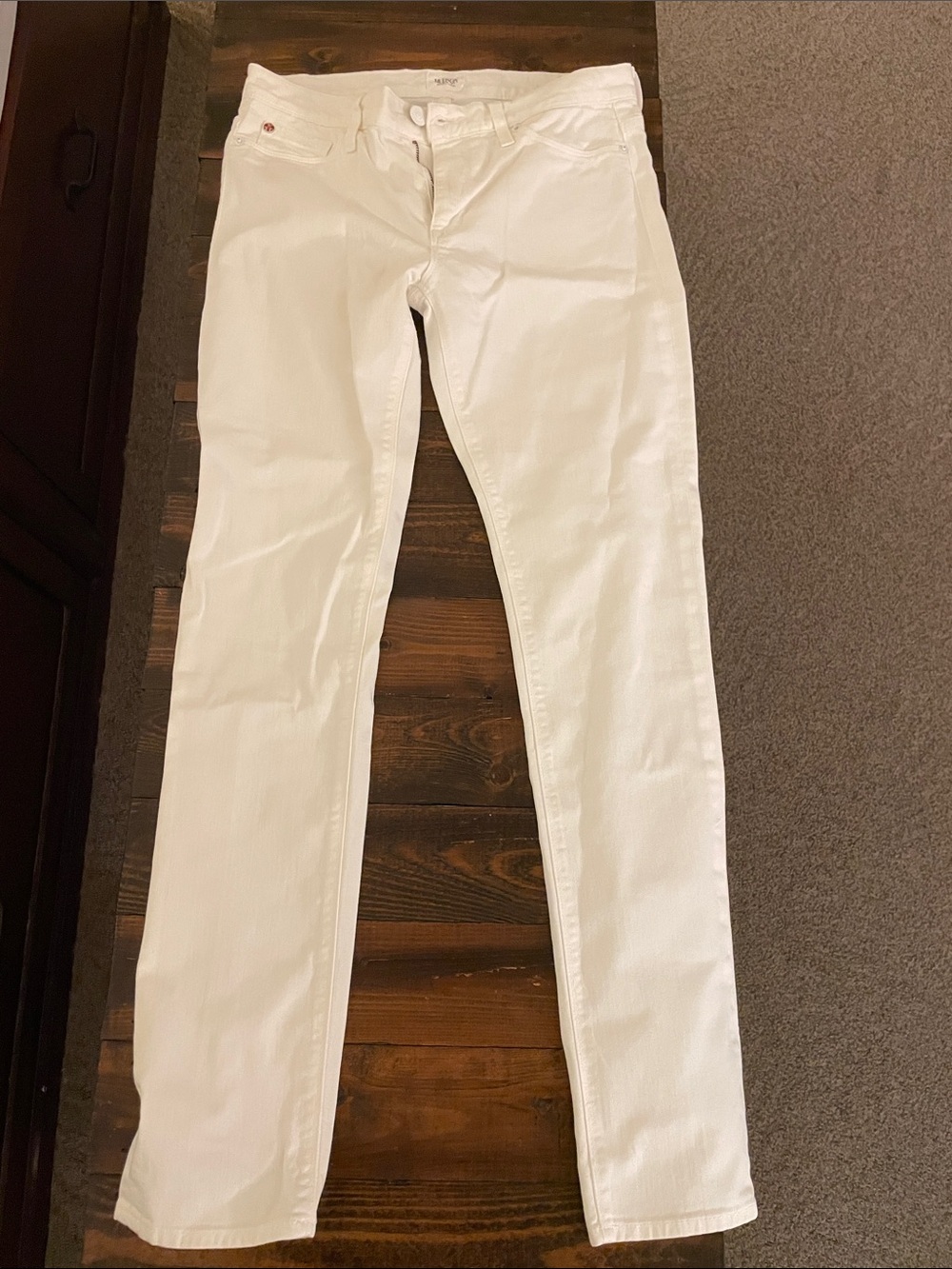 Hudson Jeans White Skinny Jeans